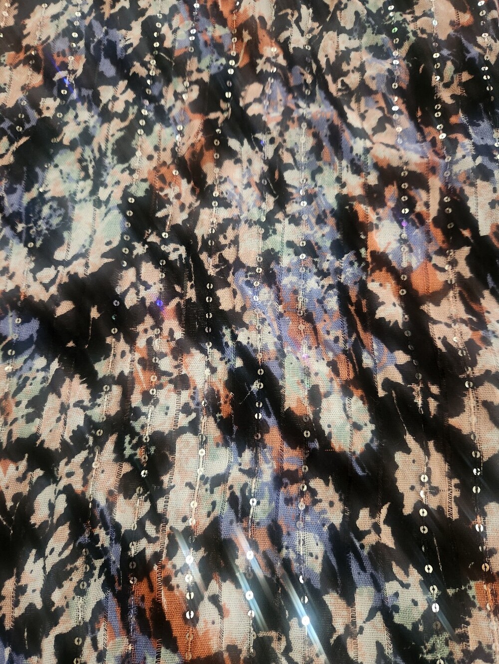 Joe Boxer Patterned Infinity Scarf Multi Color - Picture 4 of 5